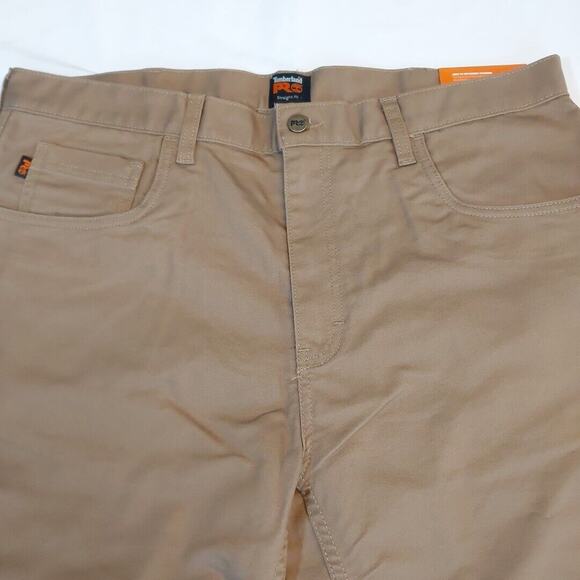 TIMBERLAND PRO STRAIGHT FIT 8 SERIES FLEX CANVAS WORK PANTS SIZE 38x36 NWT - Picture 2 of 7